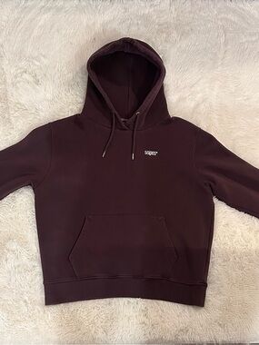 Women's Maroon Pullover Hoodie